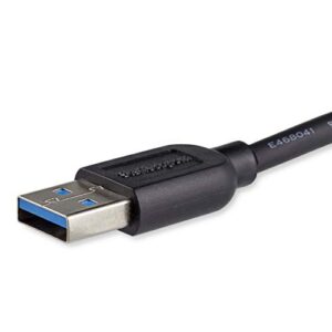 StarTech.com 15cm 6in Short Slim USB 3.0 A to Micro B Cable M/M - Mobile Charge Sync USB 3.0 Micro B Cable for Smartphones and Tablets (USB3AUB15CMS)