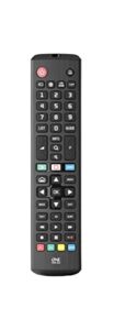 one for all universal replacement learning remote control, compatible only with all lg televisions, lcd, led, oled, plasma, urc4811