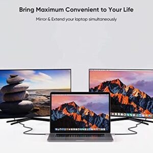 CableCreation USB C to HDMI Cable 6FT with HDR 4K@60Hz, 2K@144Hz, 2K@120Hz, USB Type C to HDMI Cable Thunderbolt 3 Compatible for MacBook Pro/Air, iMac, iPad Pro 2020, Galaxy S20 S10/Note 10