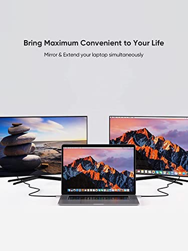 CableCreation USB C to HDMI Cable 6FT with HDR 4K@60Hz, 2K@144Hz, 2K@120Hz, USB Type C to HDMI Cable Thunderbolt 3 Compatible for MacBook Pro/Air, iMac, iPad Pro 2020, Galaxy S20 S10/Note 10