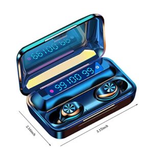Bluetooth Headphones True Wireless Earbuds Touch Control with LED Charging Case IPX7 Waterproof Stereo in-Ear Earphones Bluetooth 5.0 Sports Ear Buds with Built-in Mic