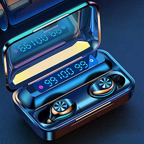 Bluetooth Headphones True Wireless Earbuds Touch Control with LED Charging Case IPX7 Waterproof Stereo in-Ear Earphones Bluetooth 5.0 Sports Ear Buds with Built-in Mic