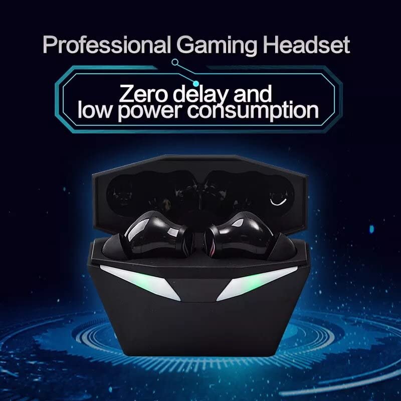 Low Latency Wireless Earphone TWS Gaming Headset with Bass Waterproof Sports Headphones Gamer Earbuds for iPhone, Samsung,LG and Other Mobile Phones, Tablets,TV's, Smart Bluetooth Devices