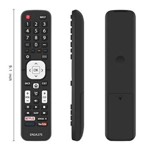 Gvirtue Replacement EN2A27S Remote Control Fit for Sharp LCD HDTV 4K Ultra LED Smart TV LC-40N5000U LC-43N5000U LC-50N5000U LC-50N6000U LC-50N7000U LC-55N620CU LC-65N9000U LC-75N6200U LC-75N8000U