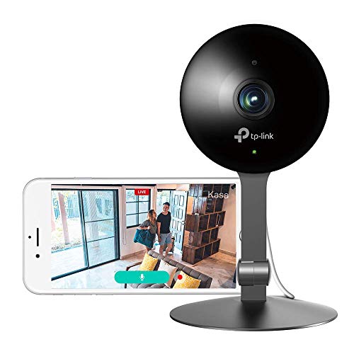 Kasa Indoor Camera by TP-Link, Rolling 2-day video history for 2-Yr Free, 1080P w/ Night Vision, 2-Way Audio, Motion Detection for Pet Baby Monitor, Works with Alexa & Google Home (KC120)