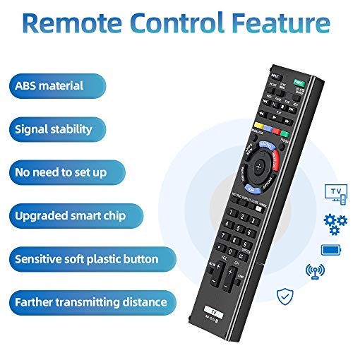 Gvirtue Universal Replacement Remote Control for Sony RM-YD102 RM-YD103 Bravia HDTV LCD LED 3D Smart TV