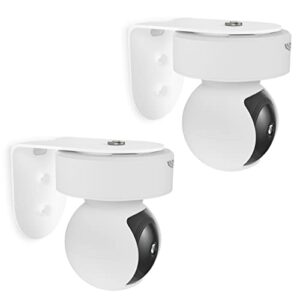 zwolf metal wall mount for kasa indoor pan/tilt smart security camera, upside down or upright your camera on any wall you want, get any viewing angles (not included camera) (pack of 2)