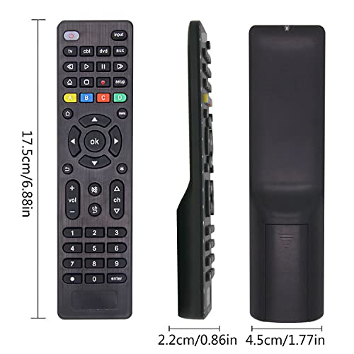 Universal Remote Control for All TVs, Blu-ray/DVD Players, Streaming Media Players, Sound Bars, Cable receivers and All Audio/Video Devices - Simple Setup