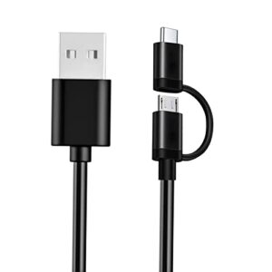 mirco usb c charger charging cable cord compatible for blueparrott b650-xt b550-xt b450-xt b350-xt s450-xt b250-xts c300 c400-xt headset, jabra elite 3 4 7 85t 85h 75t 45e 65t active 75t headphones
