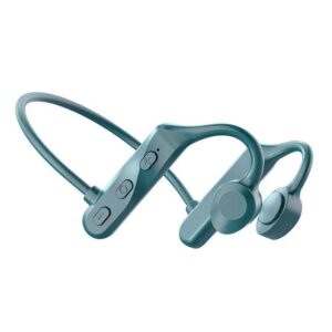 wireless bluetooth headset bone conduction earphone sports bluetooth headphones tws earbuds earphones cellphones handfree (green)
