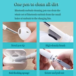 Bluetooth Earbuds Cleaning Pen, Multifunction Earphones Cleaner Suitable for Headset,Keyboard, Phone and Camera Lens (Green)