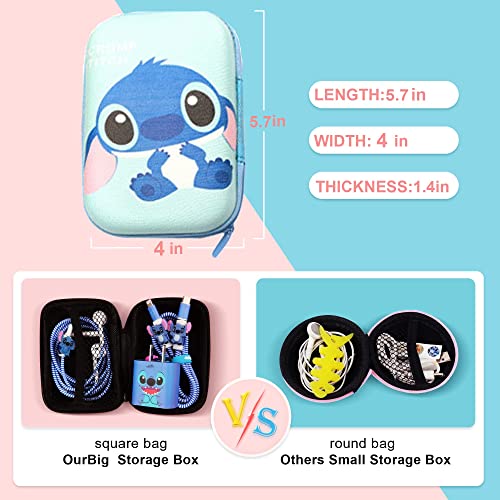 [2022 Advanced Styles]DIY Protector Stitch Set,Data Cable USB Charger Data Line Earphone Wire Saver Protector Compatible for iPhone 11 Pro Max XS XR X 7 8 Plus iPad iPod Series (Stitch)