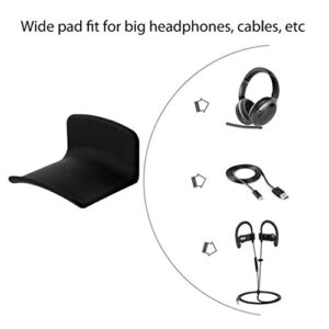 Avantree Audition & HS907 Audition 40 hr Bluetooth Over Ear Headphones with Microphone for PC Computer Phone Call & Headphone Hanger Holder Wall Mount