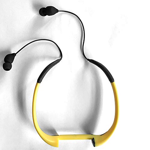 Tayogo Waterproof Headset Bone Replacement WMP8 Waterproof MP3 Player Swimming Headphone - Yellow