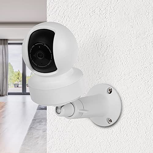 UYODM Wall Mount for Kasa Indoor Pan/Kasa Smart KC110 Dome/Kasa Smart 2K Security Camera, 360 Degree Adjustable Security Mount Holder (Camera Not Included) (White)