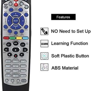 Amtone Replacement Remote Control for Dish Network 20.1 IR Satellite Receiver Compatible with Dish Network 1 Only Instruction Included