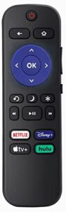 universal remote compatible with roku tv, for tcl/philips/jvc/rca/magnavox/sanyo/lg/haier/onn roku tvs