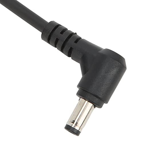 90 Degree Type C to DC Charging Cable, Type C USB C Male to DC 5.5X2.5mm Male Power Jack Notebook Charging Cable Coiled Spring Charging Cord, 12V 5A