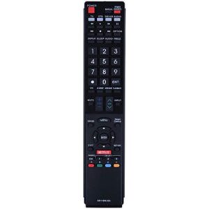 GB118WJSA Replacement TV Remote Control for Sharp Television Fit for Sharp AQUOS TV GB004WJSA GB005WJSA GA890WJSA GB105WJSA GA935WJSAE