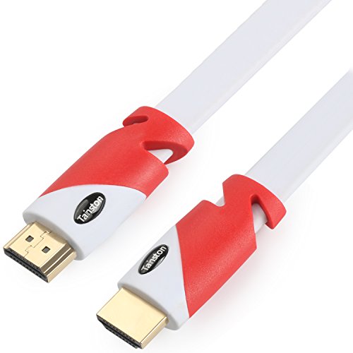 Tainston Flat High Speed HDMI Cable (40 Feet) Support 4K 2160P,3D,1080P,Audio Return Channel