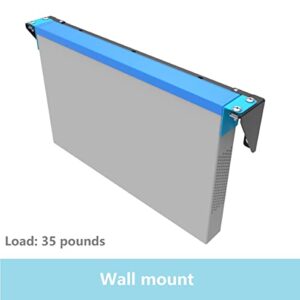 QiaoYoubang 2U Foldable Wall Mount Patch Panel Bracket -Vertical Wall Mount Rack for 19 inches Networking Equipments Including Hardware