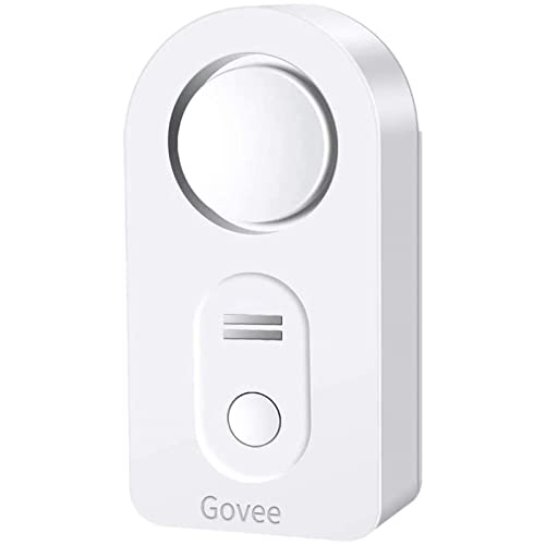 Govee Water Detectors 2 Pack, 100dB Adjustable Audio Alarm Sensor, Sensitive Leak and Drip Alert, for Kitchen Bathroom Basement (Battery Included)