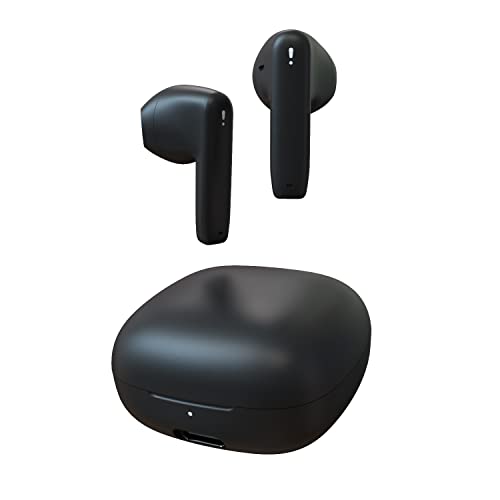 LIBMING Wireless Earbuds Bluetooth 5.0 with Wireless Charging Case IPX8 Waterproof Stereo Headphones in Ear Built in Mic Headset Premium Sound with Deep Bass Black