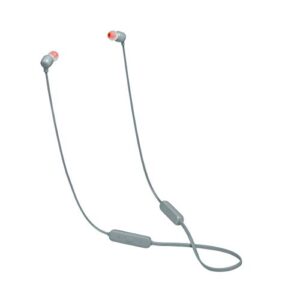 jbl tune 115bt – wireless in-ear headphone with remote – gray (jblt115btgryam)