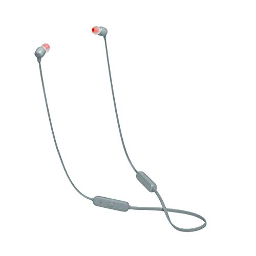 JBL TUNE 115BT - Wireless In-Ear Headphone with Remote - Gray (JBLT115BTGRYAM)