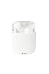 altec lansing mzx634 true evo air wireless earbuds with wireless charging case | durable bluetooth earbuds, portable charging case, long battery life, ipx-6 protection from sweat and rain (white)