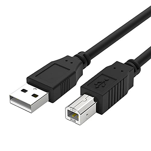 Printer USB Cable Cord 10 Feet Compatible with Epson EcoTank ET-4760,ET-3760,ET-3710,ET-2760,ET-2720,ET-15000,EcoTank Pro ET-5880,ET-5850,ET-5800,ET-16650,ET-16600,ET-M1170,ET-M2170, ET-M3170