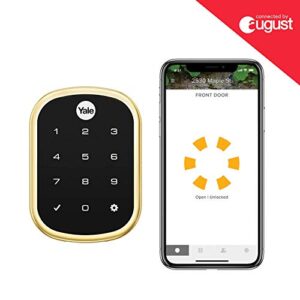 Yale Assure Lock SL, Wi-Fi Smart Lock with Kincaid BK Lever - Works with the Yale Access App, Amazon Alexa, Google Assistant, HomeKit, Phillips Hue and Samsung SmartThings, Oil Rubbed Bronze