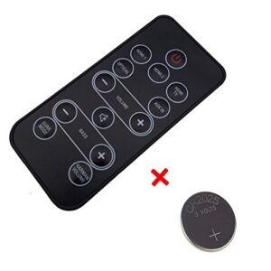 New Remote Control Replacment for Harman Kardon SB 26 SB26 060HSB26RM0 06-0HSB26-RM0 Bluetooth Sound Bar with CR2025 Battery