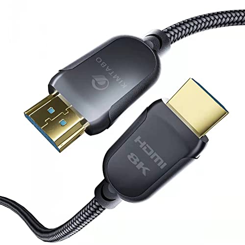 8K HDMI 2.1 Cable 6.6ft 48Gbps, Ultra High Speed HDMI Cable, 4K HD 120Hz 144Hz 2K 240Hz Gaming HDMI Cable 2.1 Certified, eARC HDCP 2.2&2.3 HDR 10+ Dolby Compatible with PS5/Xbox Series X/Apple TV 4K