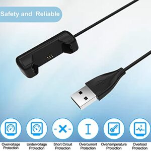 EXMRAT Compatible with Fit Bit Flex 2 Charger Cable, Replacement USB Charger Charging Cable for Fit Bit Flex 2 (Black)