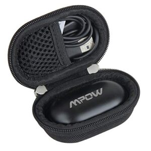 hermitshell hard travel case for mpow m30 in-ear bluetooth earbuds