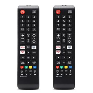 【pack of 2】 replacement remote control bn59-01315b fits for samsung smart tv lcd led uhd qled 4k hdr tvs, universal remote control for samsung all smart tv models