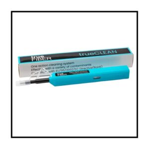 truefiber fiber optic dual position pen click cleaner, sc/st/fc 2.50mm, upc/apc connector ferrules, 800+ push cleans, 1 pc