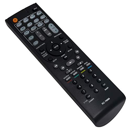 New RC-799M Replacement Remote Control fit for Onkyo HT-S3500 HT-R548 HT-RC330 TX-SR313 HT-S5500 HT-R591 HTS5500 HTR591 HTS3500 HTR548 HTRC330 HT-RC430 HTRC430 Audio Video AV Receiver