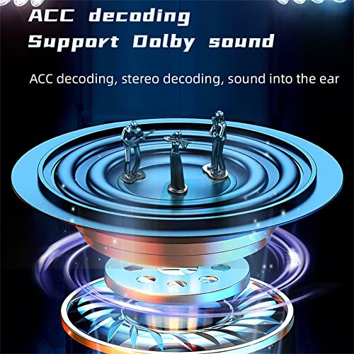 Bluetooth 5.1 Digital Display Wireless Earbuds -in-Ear Light-Weight Stereo Noise Reduction Bluetooth Headset with Charging Case - Built-in Mic for Sport Clear Calls Work Music