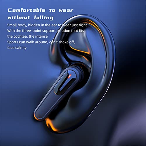 Bluetooth 5.1 Digital Display Wireless Earbuds -in-Ear Light-Weight Stereo Noise Reduction Bluetooth Headset with Charging Case - Built-in Mic for Sport Clear Calls Work Music