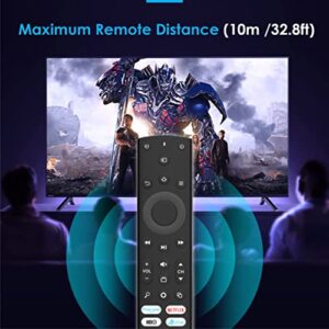 Replacement Remote for All Insignia Fire TVs and Toshiba Fire Edition/AMZ Omni Fire TV/AMZ 4-Series Fire TVs with Netflix, Prime Video, ImdbTV, Hulu and More