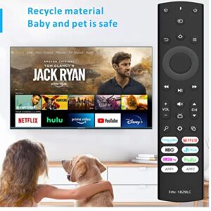 Replacement Remote for All Insignia Fire TVs and Toshiba Fire Edition/AMZ Omni Fire TV/AMZ 4-Series Fire TVs with Netflix, Prime Video, ImdbTV, Hulu and More