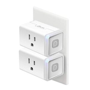 Kasa Smart Plug Power Strip & Kasa Smart Plug, WiFi Outlet Compatible with Alexa, Echo and Google Home, No Hub Required, Remote Control, 12 Amp, UL Certified, 2-Pack (HS103P2)