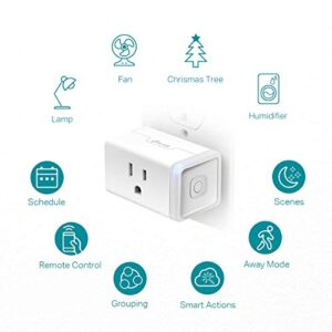 Kasa Smart Plug Power Strip & Kasa Smart Plug, WiFi Outlet Compatible with Alexa, Echo and Google Home, No Hub Required, Remote Control, 12 Amp, UL Certified, 2-Pack (HS103P2)