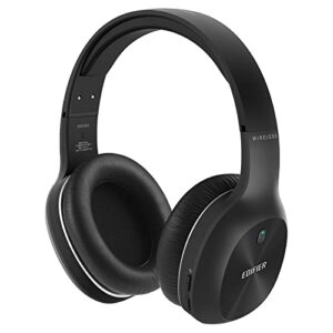 edifier w800bt plus wireless bluetooth stereo headphones (black)