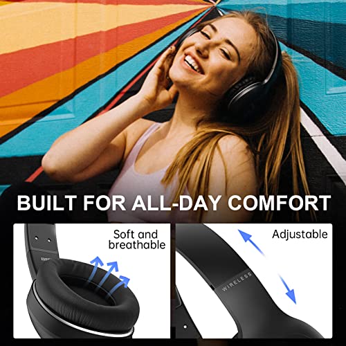 Edifier W800BT Plus Wireless Bluetooth Stereo Headphones (Black)