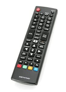 new akb74475401 replaced remote fit for lg smart tv 24lf4820 32lf595b 43lf5900 43uf6400 43uf6430 43uf6800 43uf6900 43uf7590 43uf7600 49lf5900 49uf6400 49uf6430 49uf6490 49uf6800 49uf6900 49uf7590