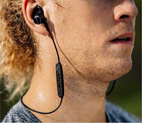 1MORE iBFree In-Ear Earphones Wireless Headphones with Bluetooth 4.2 AAC, IPX 6 Waterproof, Secure Fit, In-Line Mic for Sports Gym Running - New Model Black