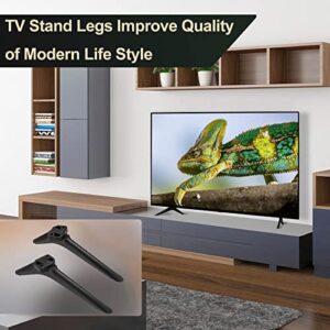 TV Base Stand for Hisense TV Stand, TV Stand Legs for Hisense A6 Series 43" 50" 55" 60" 65" TV, for 43A6G 50A6G 50A6GX3 55A6G 60A6G 65A6G, Replacement TV Stand Base with Screws and Instructions